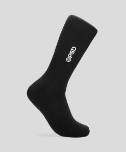 PSD Underwear Crew Socks 3-Pack Black CORE BASICS