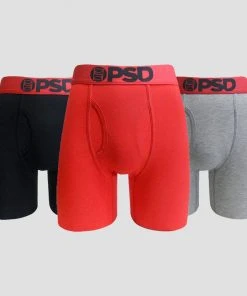 PSD Underwear PREMIUM MODAL Red Modal 3-Pack