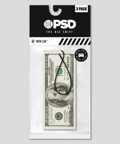 PSD Underwear 100 Dollar Bill Air Freshener 3-Pack ACCESSORIES